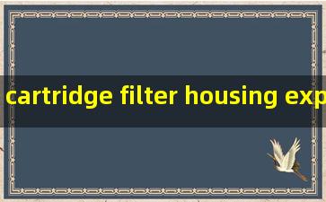 cartridge filter housing exporters